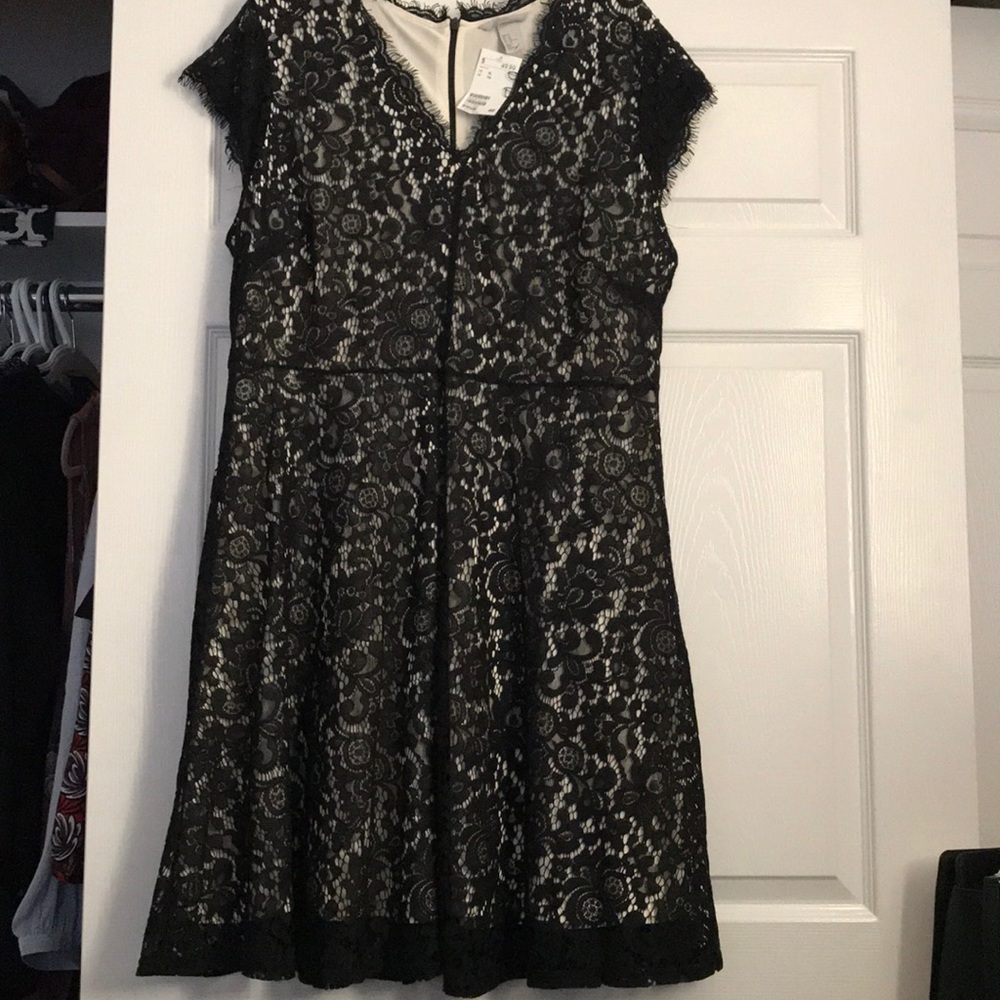 Black laced dress